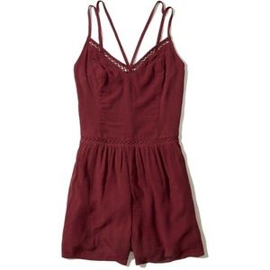 Maroon Romper
